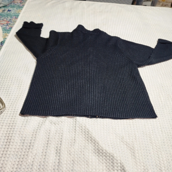 DESIGNER STUDIOS ORIG. EUC WOMEN'S SIZE 3X SUEDE KNIT PATCHWORK SWEATER JACKET - Picture 5 of 5